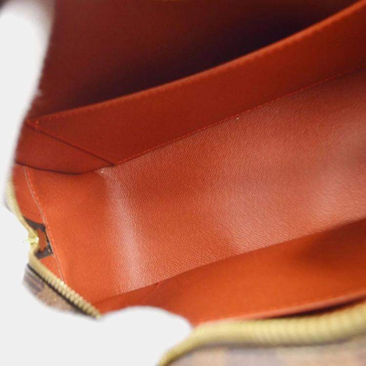 Pre Owned Louis Vuitton Brown Damier Cite MM Handbag