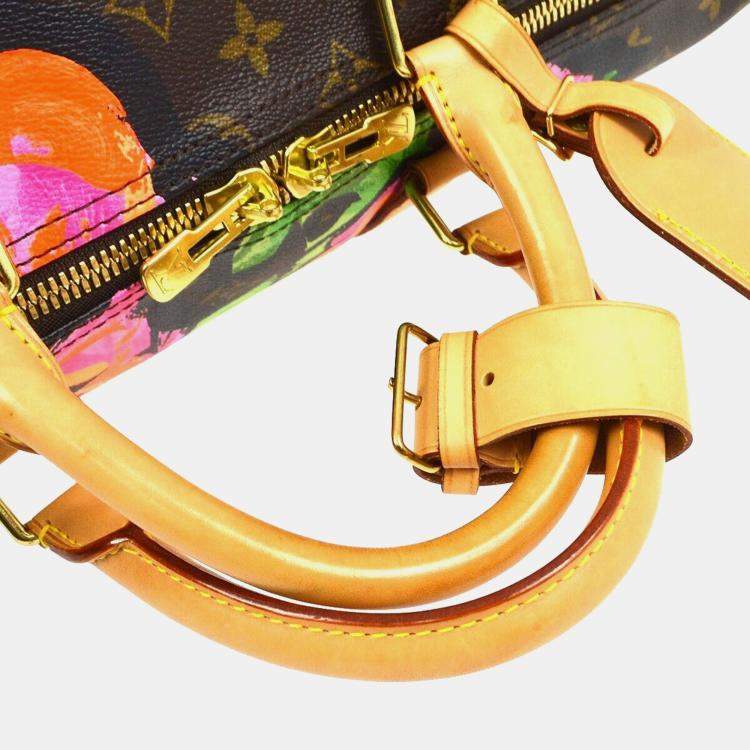 Pre Owned Louis Vuitton Monogram Rose Keepall 50 Duffle Bag