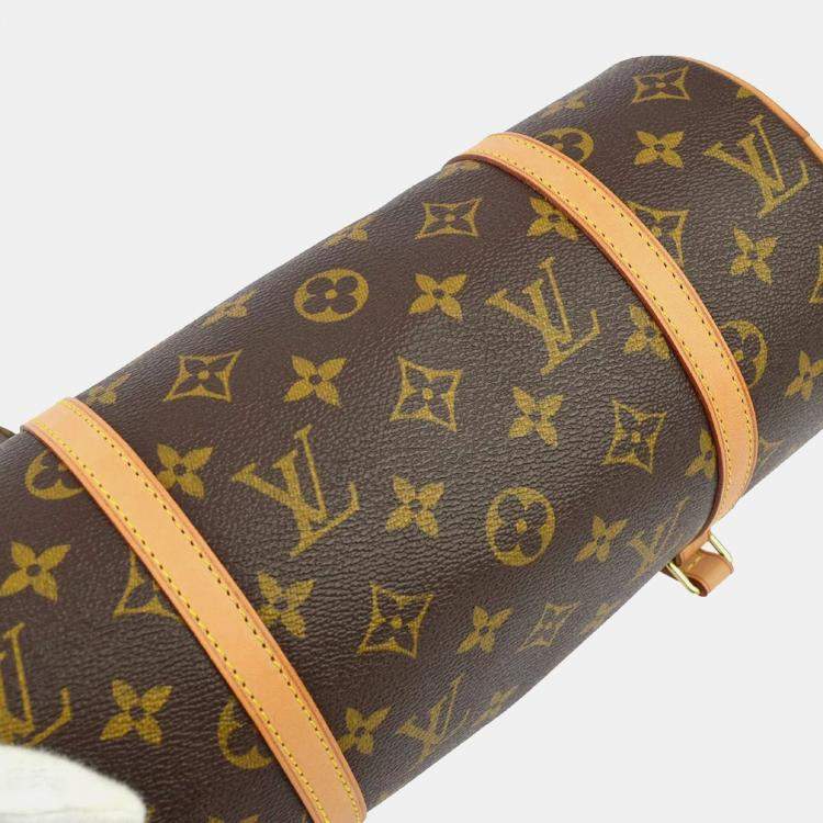 Pre Owned Louis Vuitton x Comme des Garcons Monogram Papillon 26 Shoulder Bag