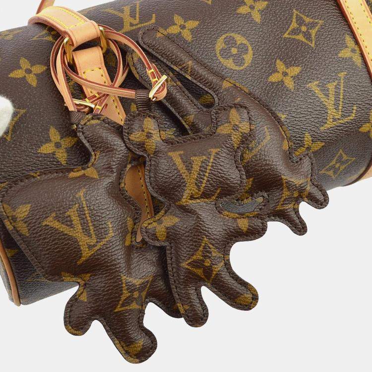 Pre Owned Louis Vuitton x Comme des Garcons Monogram Papillon 26 Shoulder Bag
