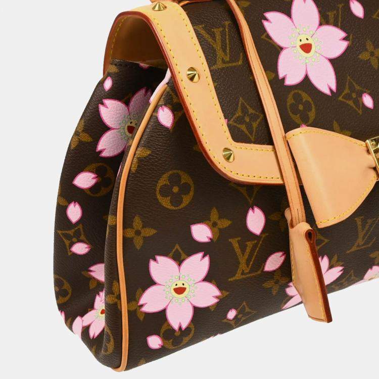 Pre Owned Louis Vuitton Monogram Cherry Blossom Sac Retro PM Handbag