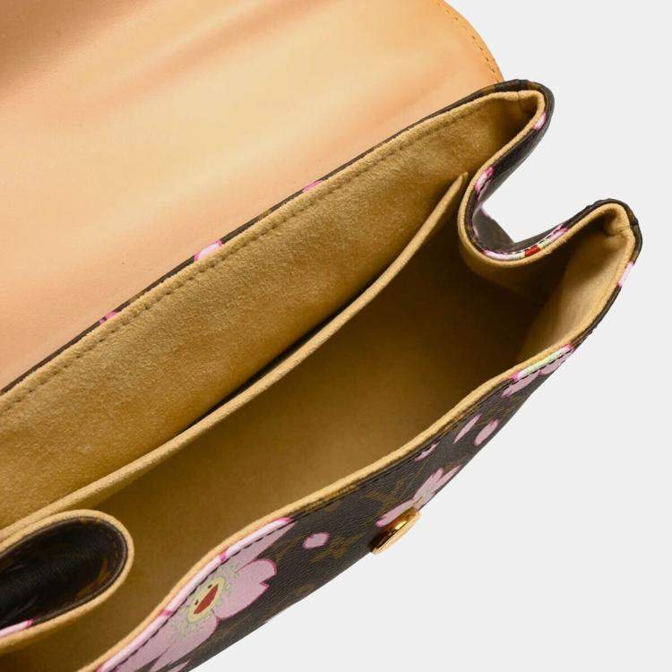 Pre Owned Louis Vuitton Monogram Cherry Blossom Sac Retro PM Handbag