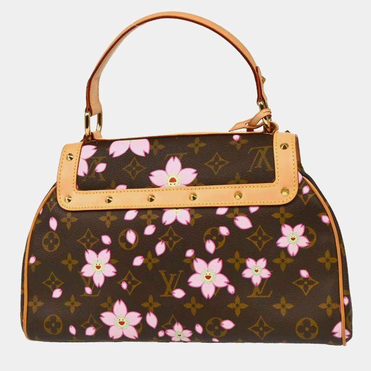 Pre Owned Louis Vuitton Monogram Cherry Blossom Sac Retro PM Handbag
