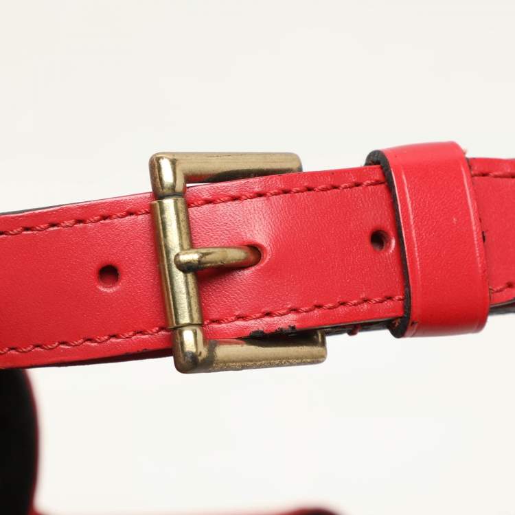 Pre Owned Louis Vuitton Red Epi Leather Petit Noe Bag
