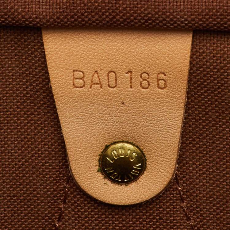 Pre Owned Louis Vuitton Monogram Canvas Speedy 30 Bag