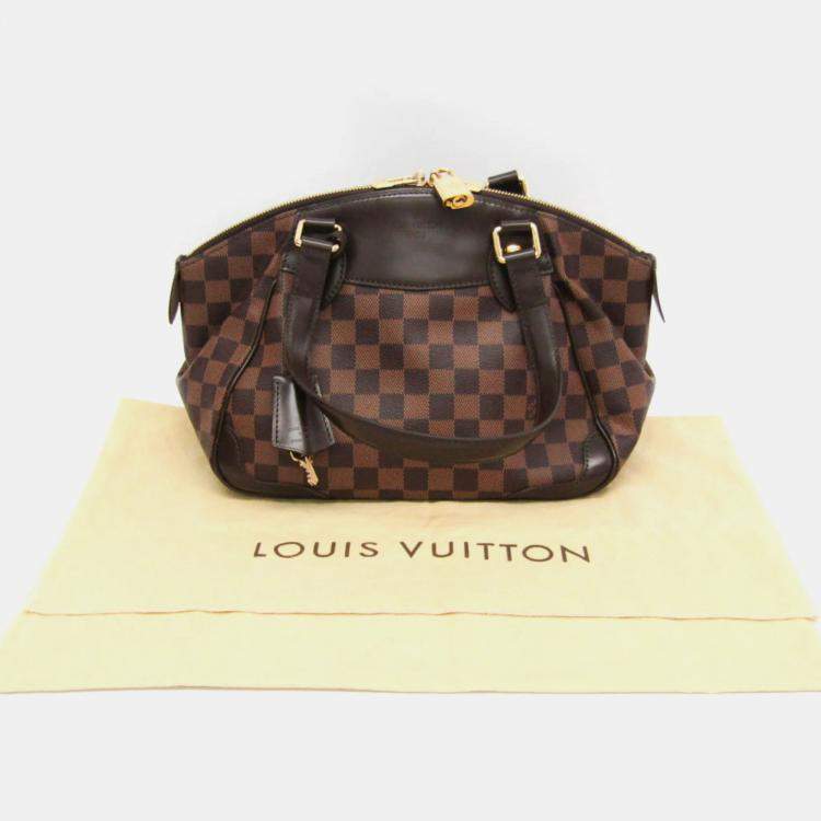 Pre Owned Louis Vuitton Damier Ebene Verona PM Shoulder Bag 