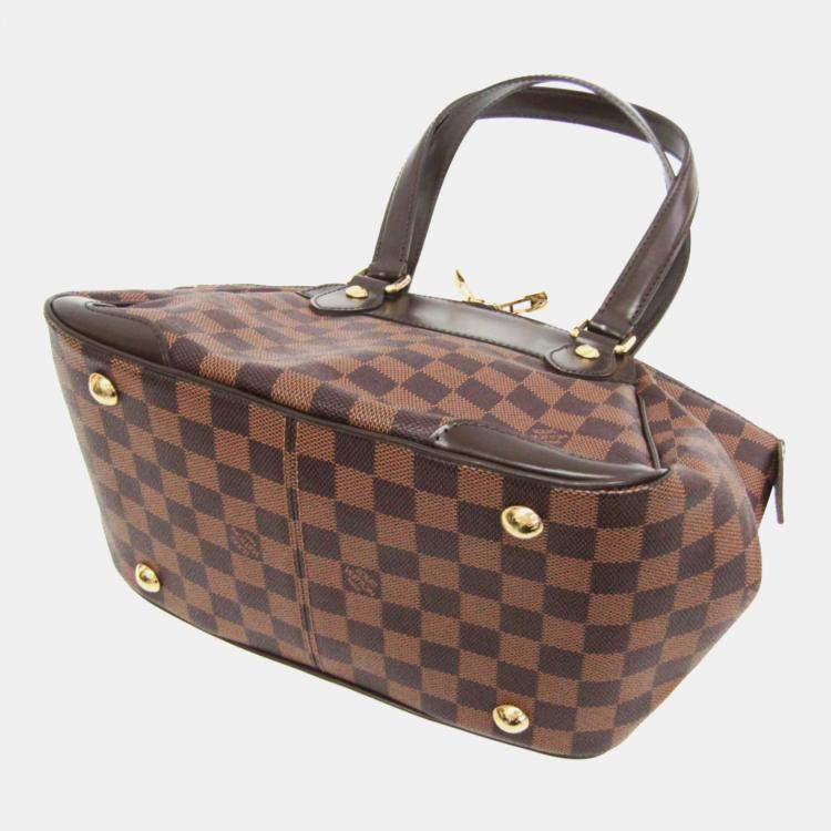 Pre Owned Louis Vuitton Damier Ebene Verona PM Shoulder Bag 