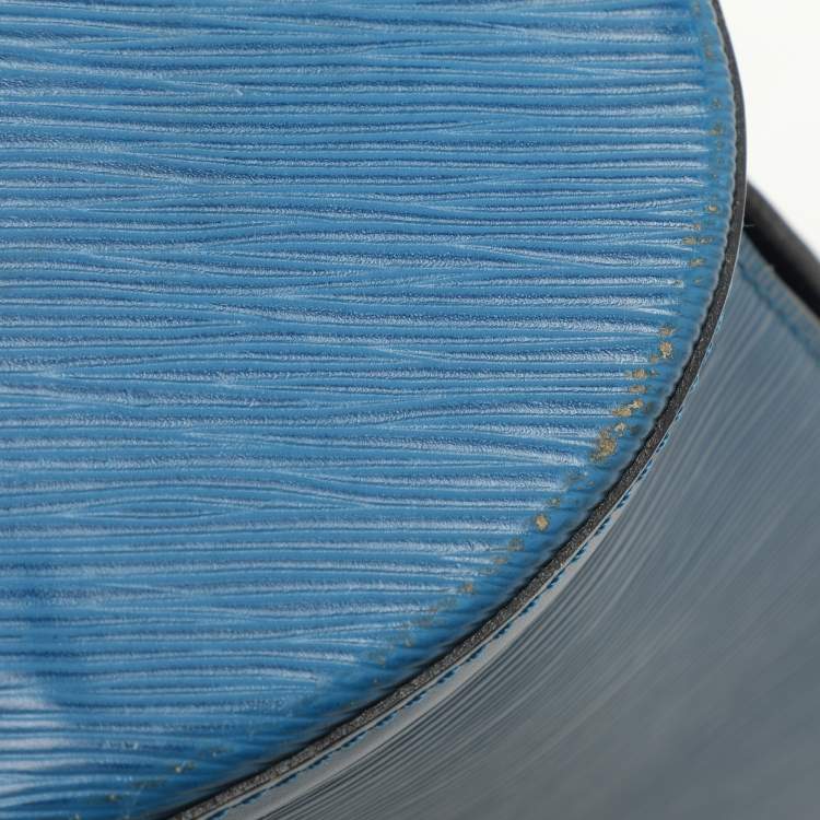 Pre Owned Louis Vuitton Blue Epi Leather Saint Jacques GM Bag