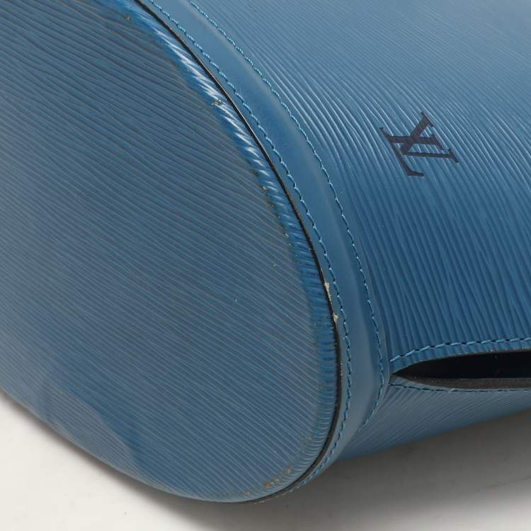 Pre Owned Louis Vuitton Blue Epi Leather Saint Jacques GM Bag