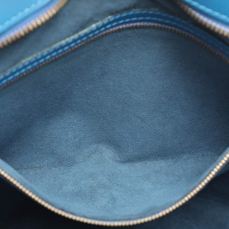 Pre Owned Louis Vuitton Blue Epi Leather Saint Jacques GM Bag