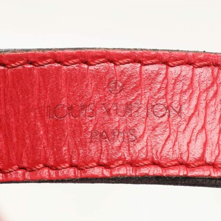 Pre Owned Louis Vuitton Red Epi Leather Petit Noe Bag