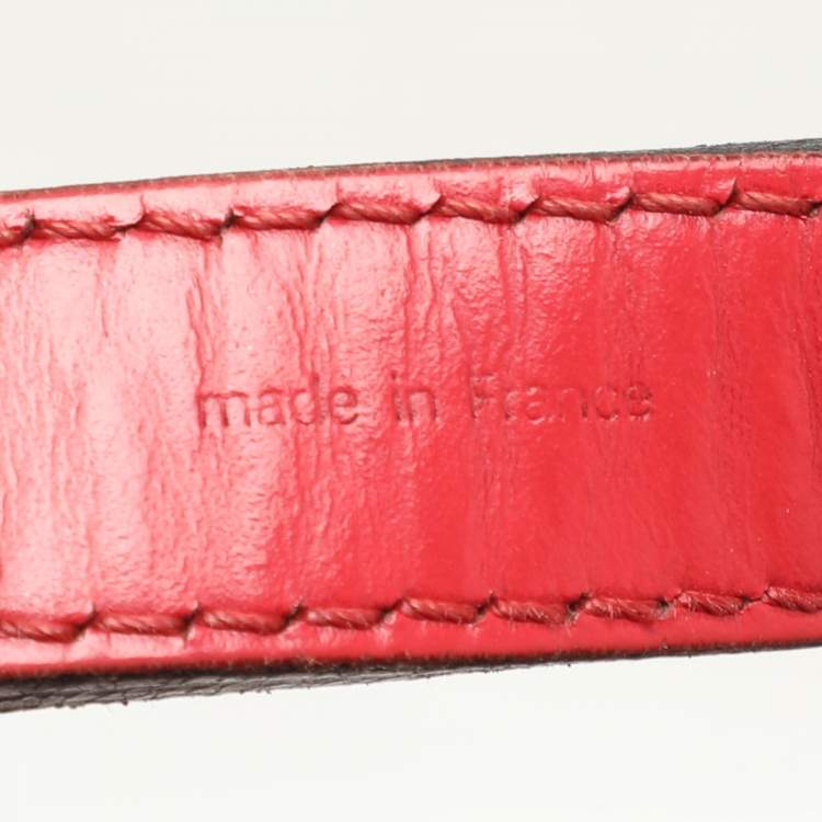 Pre Owned Louis Vuitton Red Epi Leather Petit Noe Bag
