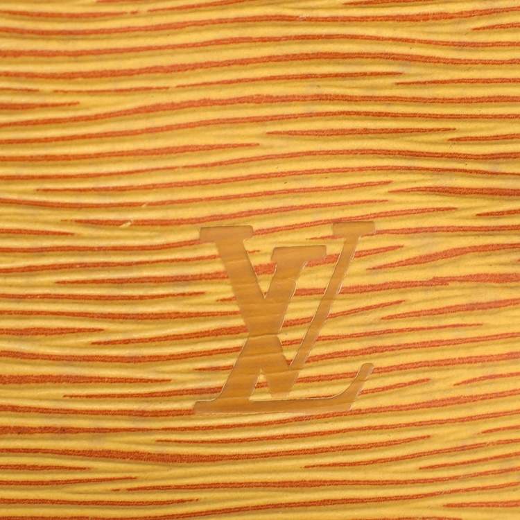Pre Owned Louis Vuitton Tassil Yellow Epi Leather Petit Noe Bag