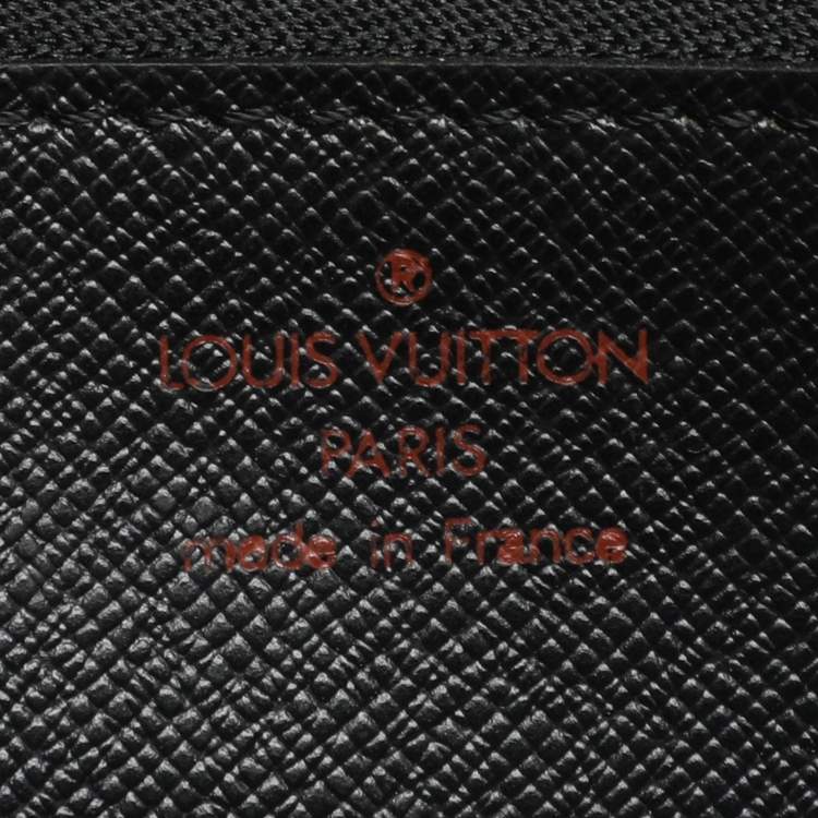 Pre Owned Louis Vuitton Black Epi Leather Sellier Dragonne Clutch
