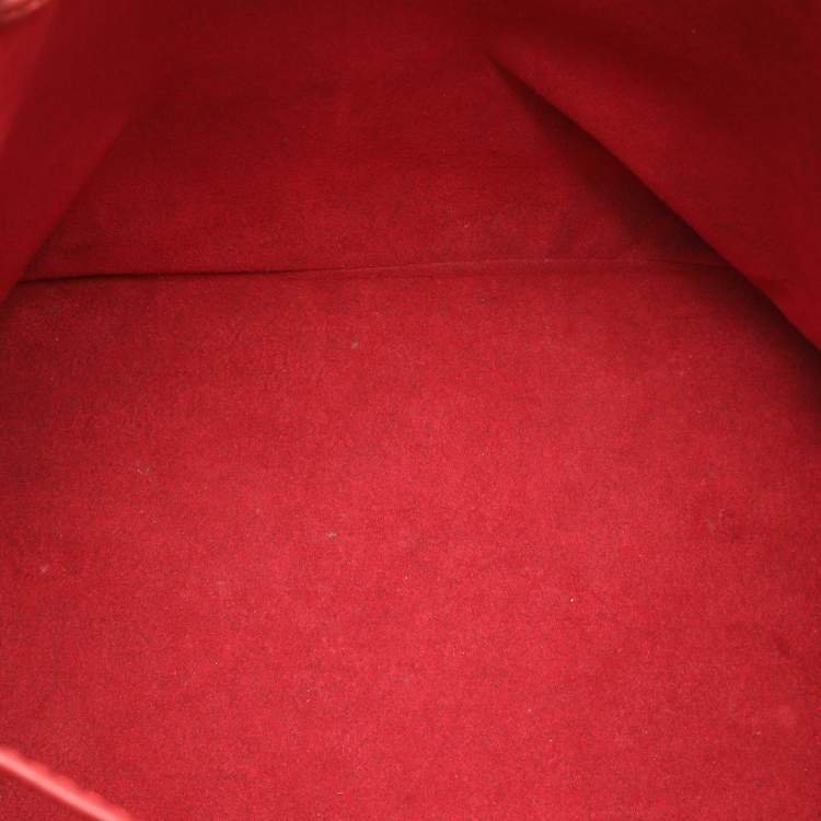 Pre Owned Louis Vuitton Red Epi Leather Petit Noe Bag