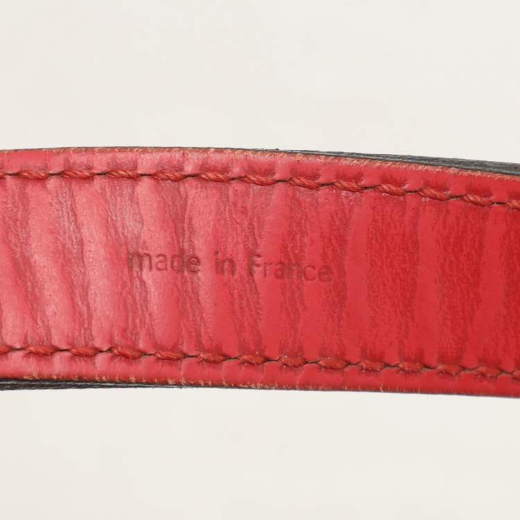 Pre Owned Louis Vuitton Red Epi Leather Petit Noe Bag