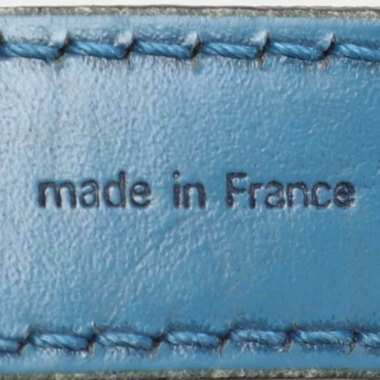 Pre Owned Louis Vuitton Cyan Epi Leather Noe Bag