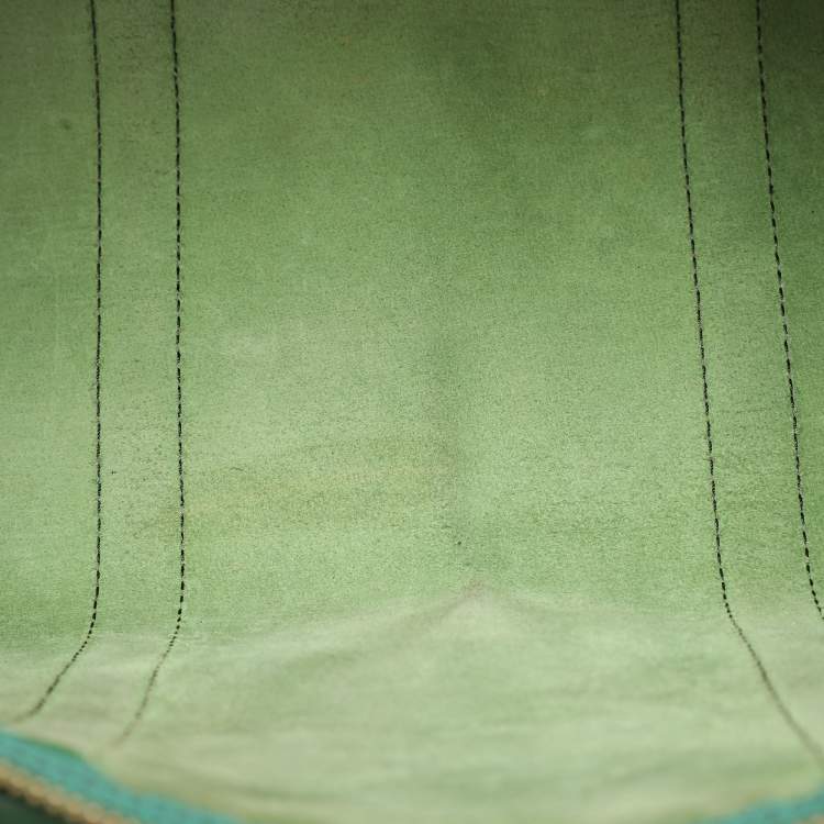 Pre Owned Louis Vuitton Green Epi Leather Keepall 50 Bag