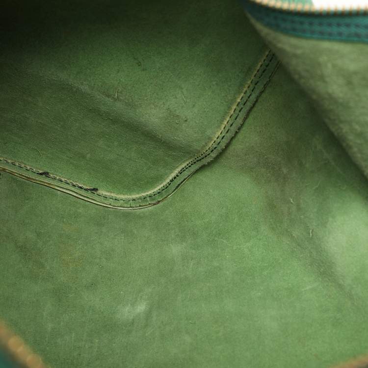 Pre Owned Louis Vuitton Green Epi Leather Keepall 50 Bag