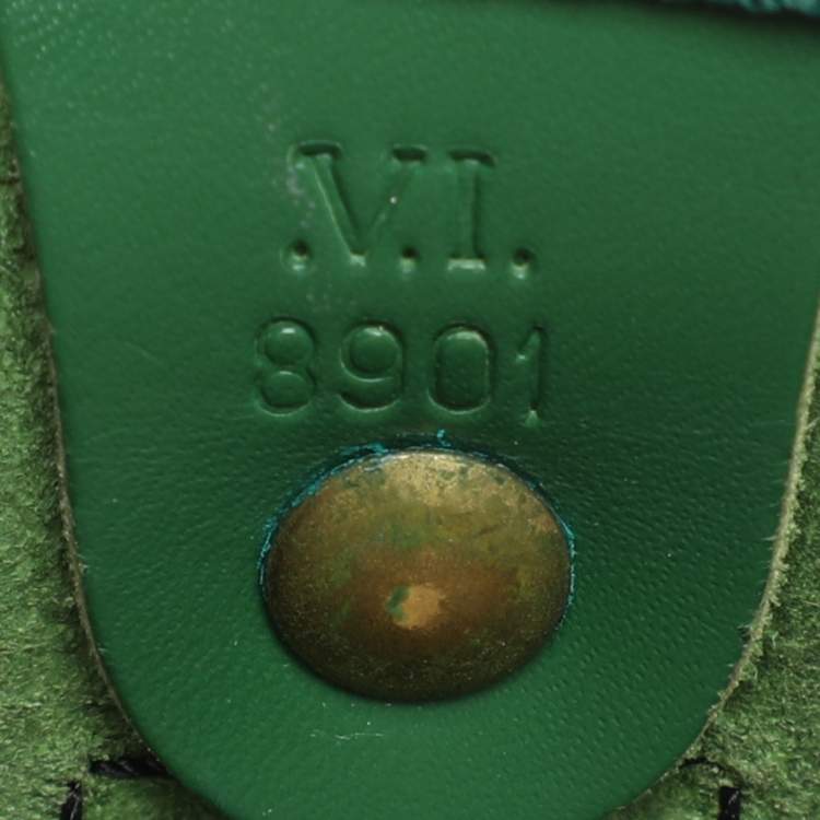 Pre Owned Louis Vuitton Green Epi Leather Keepall 50 Bag