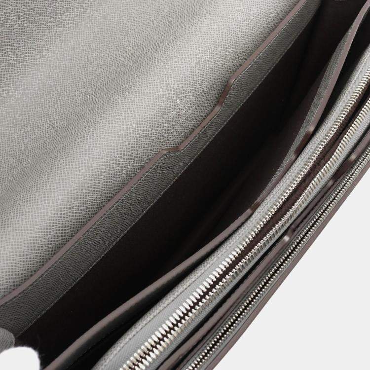 Pre Owned Louis Vuitton Gracie Taiga Leather Neo Robusto Briefcase