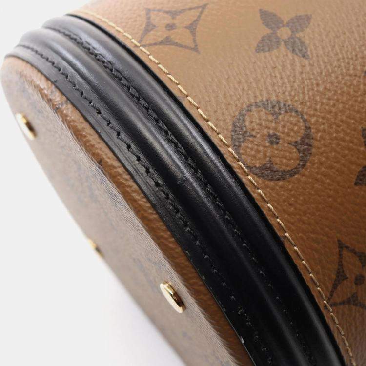 Pre Owned Louis Vuitton Brown Monogram Reverse Cannes Shoulder Bag 