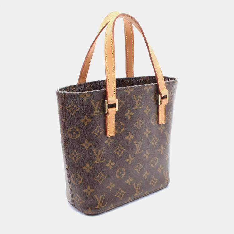 Pre Owned Louis Vuitton Brown Monogram Vavin PM Tote Bag