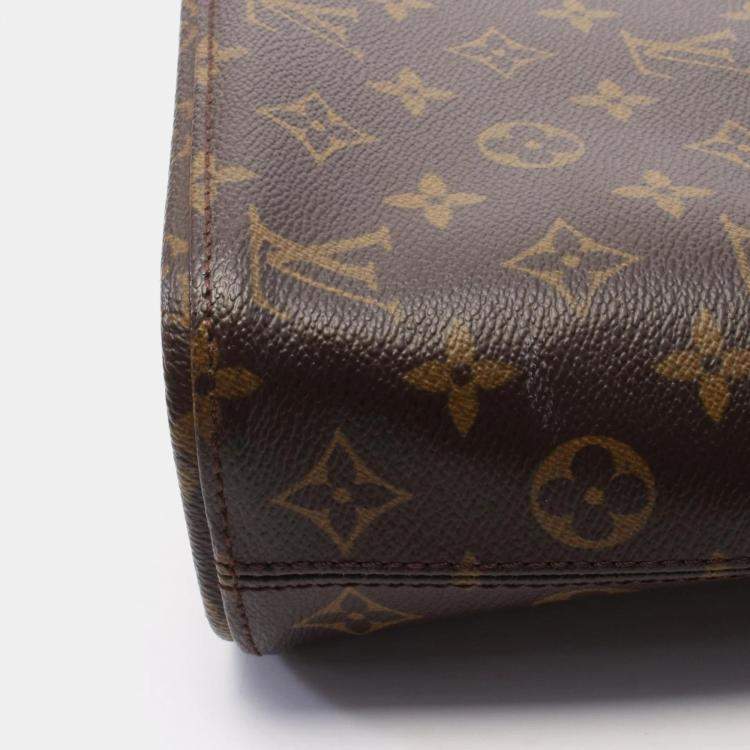 Pre Owned Louis Vuitton Brown Monogram Vavin PM Tote Bag