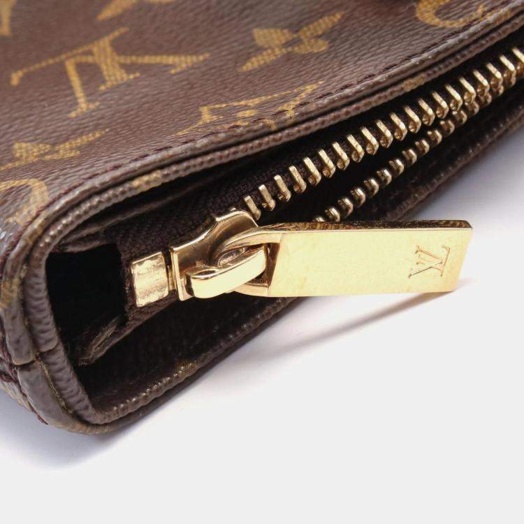 Pre Owned Louis Vuitton Brown Monogram Canvas Cabas Piano Tote Bag