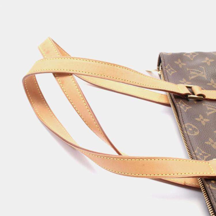 Pre Owned Louis Vuitton Brown Monogram Canvas Cabas Piano Tote Bag