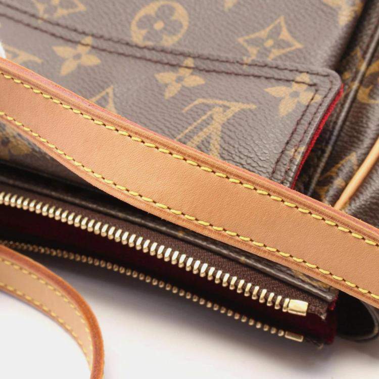 Pre Owned Louis Vuitton Brown Monogram Canvas PM Vivacite Shoulder Bag