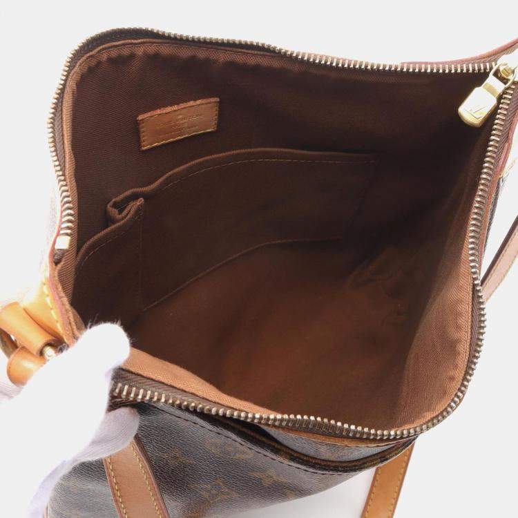 Pre Owned Louis Vuitton Brown Monogram Canvas MM Odeon Shoulder Bag