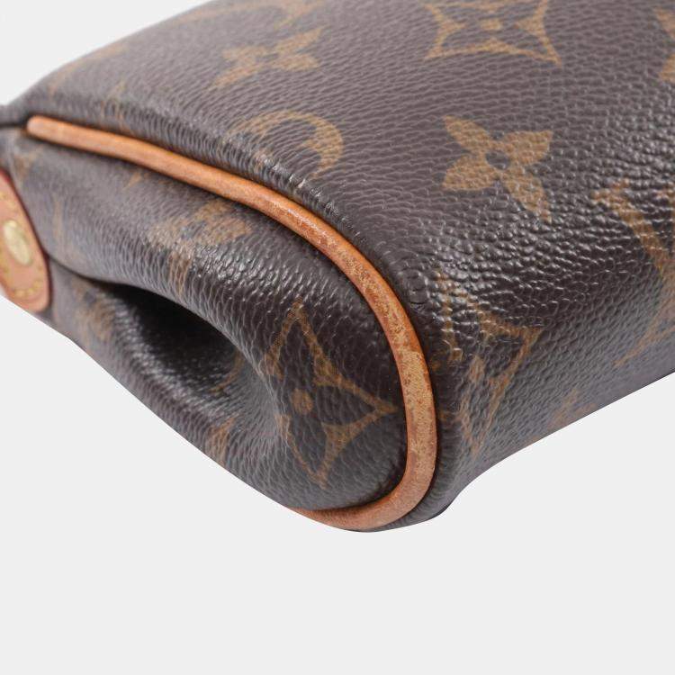 Pre Owned Louis Vuitton Brown Monogram Canvas Eva Chain Shoulder Bag