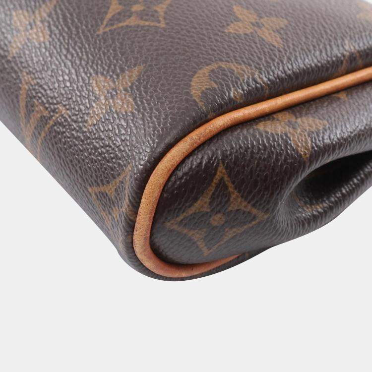 Pre Owned Louis Vuitton Brown Monogram Canvas Eva Chain Shoulder Bag