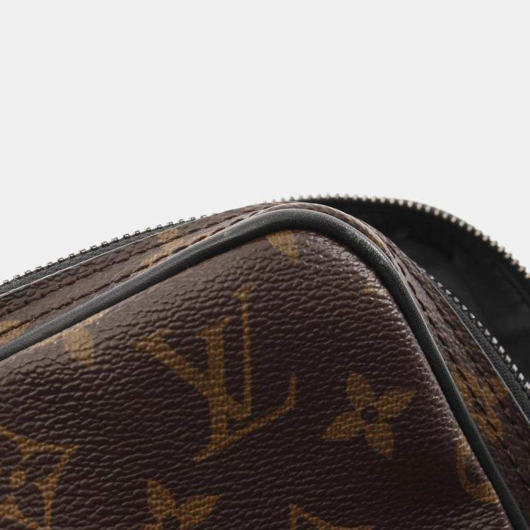 Pre Owned Louis Vuitton Brown Monogram Solar Ray Canvas Utility Side Waist Bag