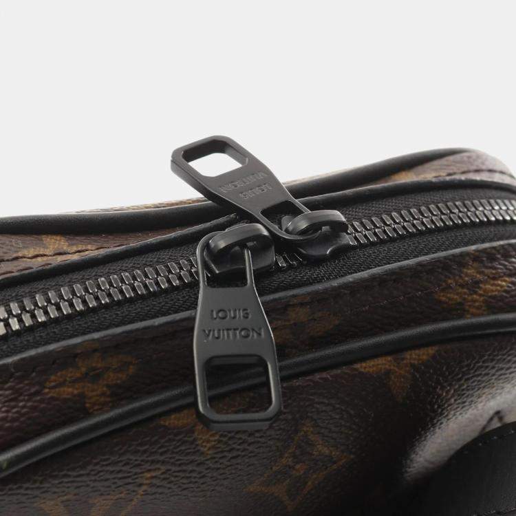 Pre Owned Louis Vuitton Brown Monogram Solar Ray Canvas Utility Side Waist Bag
