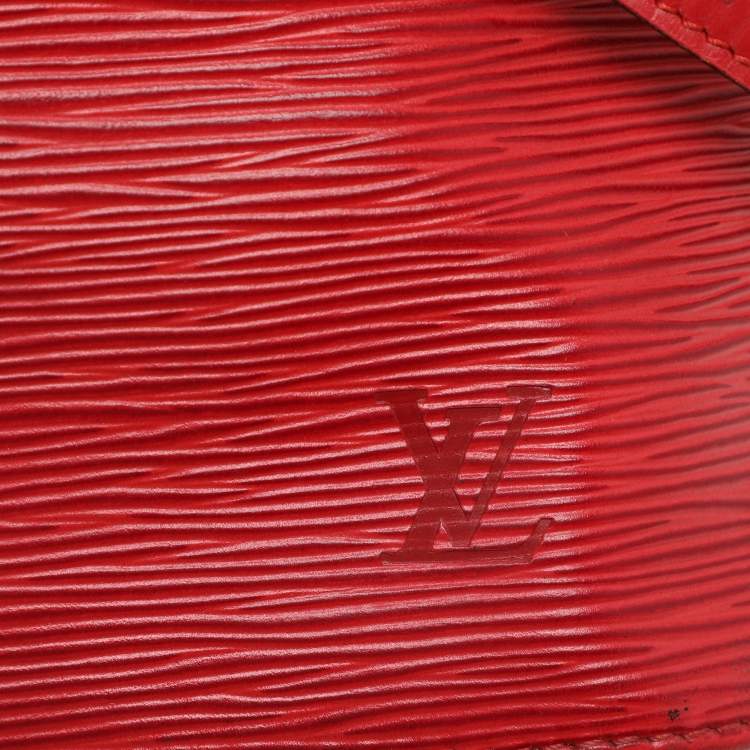 Pre Owned Louis Vuitton Red Epi Leather Petit Noe Bag
