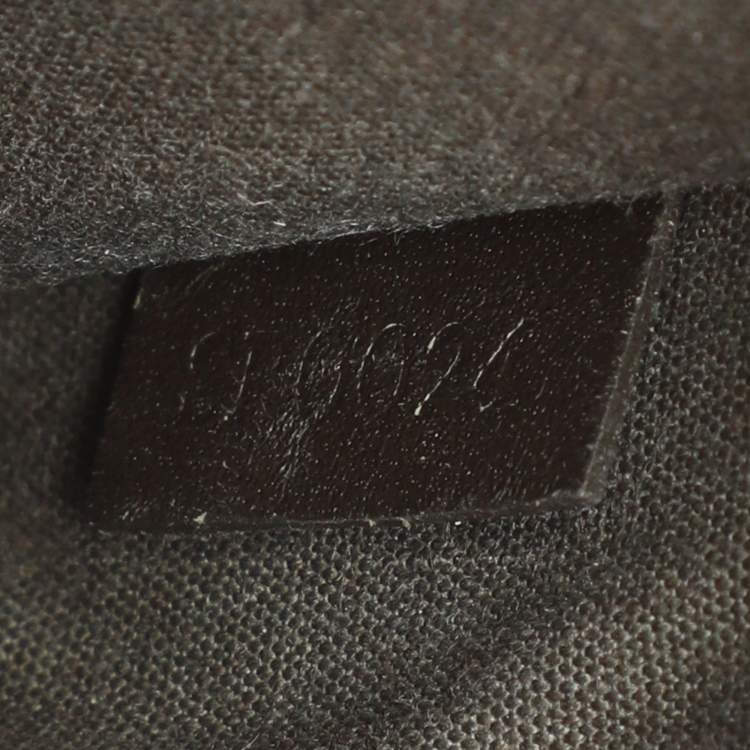 Pre Owned Louis Vuitton Khaki Green Monogram Mini Lin Lucille PM Bag