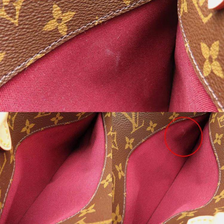 Pre Owned Louis Vuitton Brown Monogram Leather Grand Palais MM Handbag
