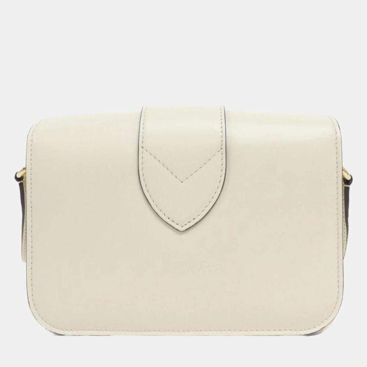 Pre Owned Louis Vuitton Cream Leather Pont Neuf Shoulder Bag