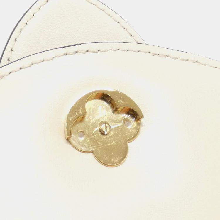 Pre Owned Louis Vuitton Cream Leather Pont Neuf Shoulder Bag