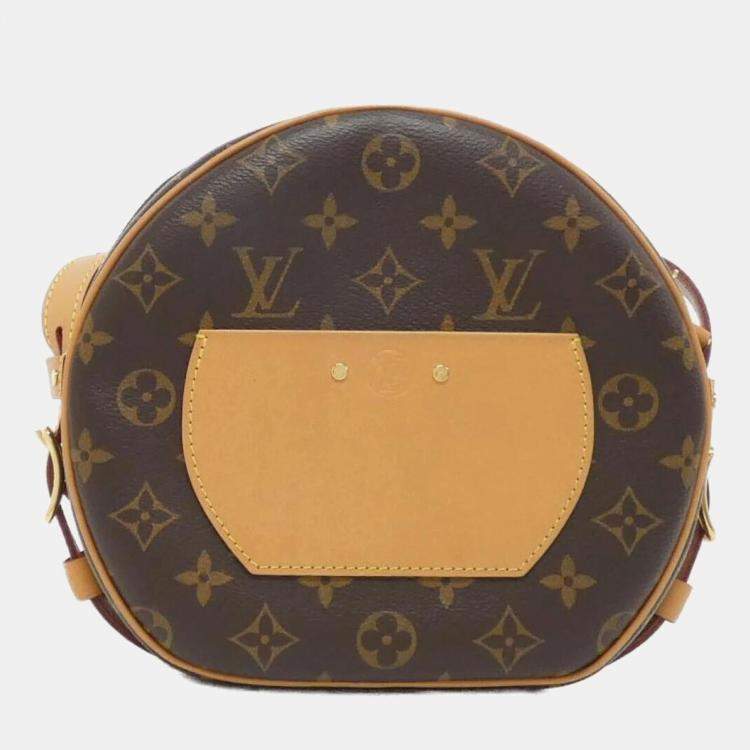 Pre Owned Louis Vuitton Brown Monogram Boite Chapeau Souple MM Shoulder Bag