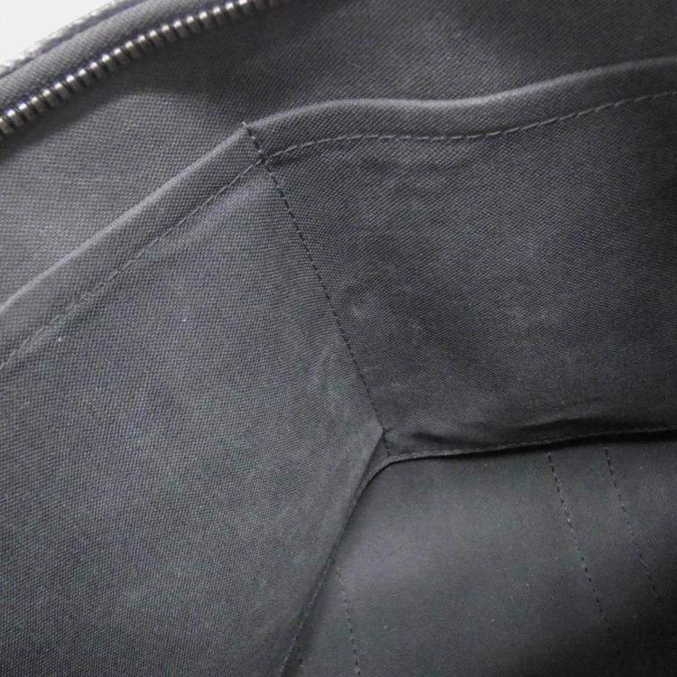 Pre Owned Louis Vuitton Monogram Eclipse Keepall Bandouliere 35 Boston Bag