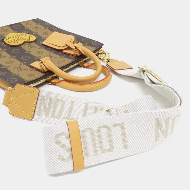 Pre Owned Louis Vuitton x Nigo Monogram Sac Plat Cross Handbag