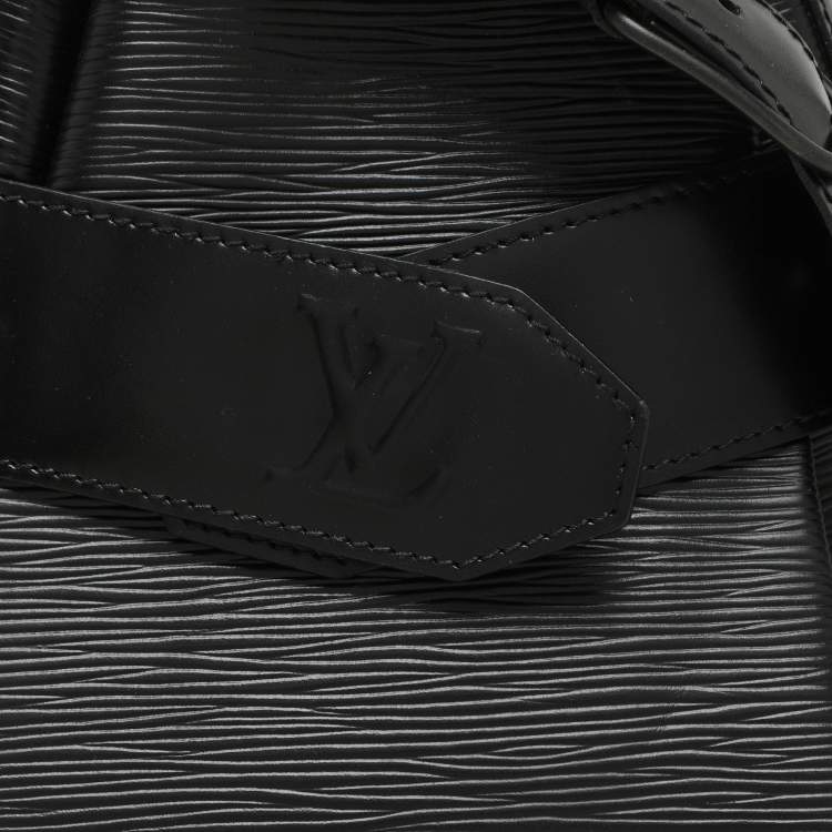 Pre Owned Louis Vuitton Black Epi Leather Sac D'Epaule PM Bag