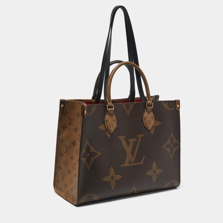 Pre Owned Louis Vuitton Reverse Monogram Canvas Giant Onthego MM Bag