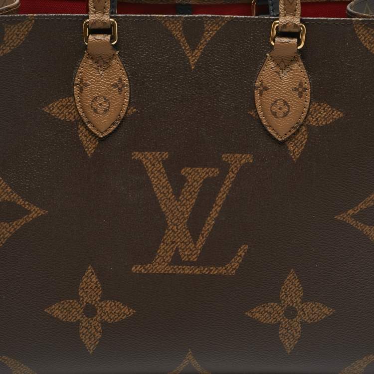 Pre Owned Louis Vuitton Reverse Monogram Canvas Giant Onthego MM Bag