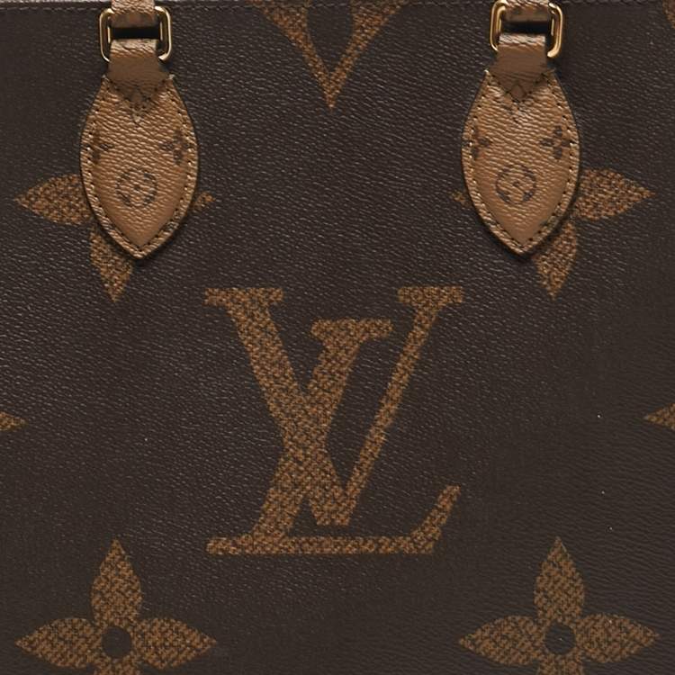 Pre Owned Louis Vuitton Reverse Monogram Canvas Giant Onthego MM Bag