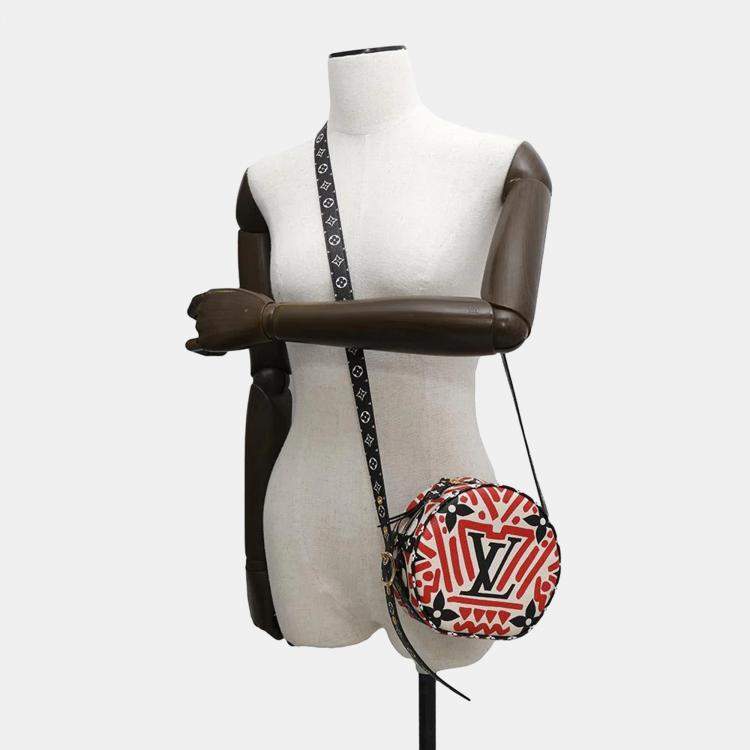 Pre Owned Louis Vuitton Rouge Monogram LV Crafty Boite Chapeau Shoulder Bag
