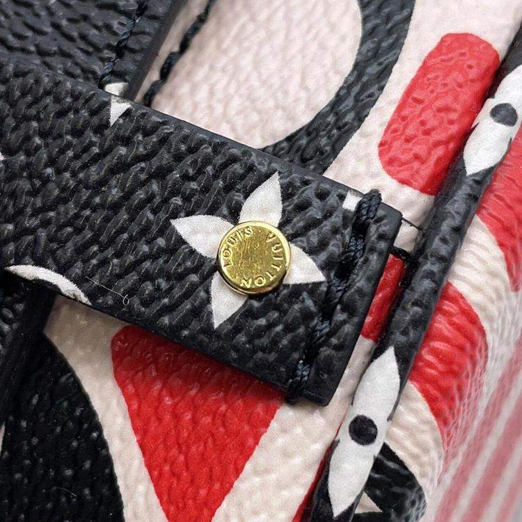 Pre Owned Louis Vuitton Rouge Monogram LV Crafty Boite Chapeau Shoulder Bag